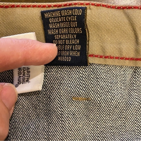 Marithe Francois Girbaud Tag Size 40 (Actual 41x27.5) Jeans Mens Logo Straight - Picture 11 of 15